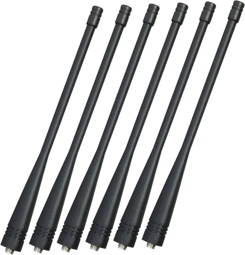 Vista 9 de Samcom Antena corta de radio bidireccional con SMA-hembra, antena elástica y no deformable de 3.4 pulgadas para Walkie Talkies UHF 400-480MHz