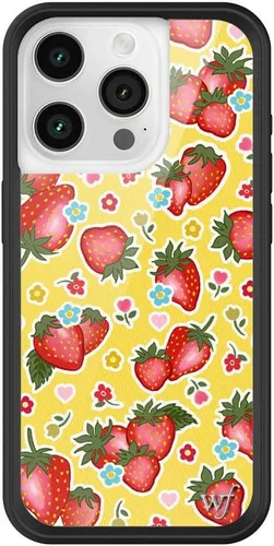 Vista 9 de Wildflower - Fundas compatibles con Apple iPhone 15 Pro Protector de goma negro, certificado de prueba de caída de 4 pies, propiedad de mujeres