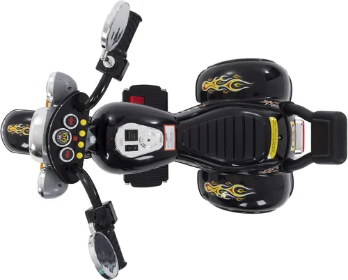 Vista 7 de Motocicleta Chopper de 3 ruedas para niños, triciclo, funciona a pilas, juguete de paseo de Lil 'Rider, juguete de paseo para niños y niñas