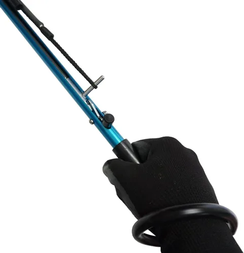 Vista 2 de Scuba Choice Fusil submarino de aluminio con guantes, arpón ligero anticorrosión, diseño ambidiestro, rosca de 0.236 in, triple seguridad, fácil