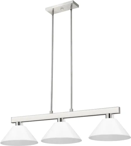 Vista 6 de Z-Lite Colgante de cobalto de 152MB-PGR, 3 luces 300 vatios totales, negro mate