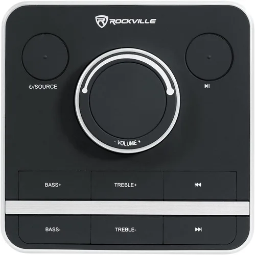 Vista 5 de Rockville ONE-Tower BG Sistema de altavoces todo en uno Bluetooth+HDMI/Óptico/RCA All-In-One System, USB Playback, 200W Peak, 60W RMS, Remote