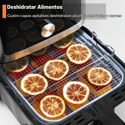 Vista 3 de SICHEER Estante deshidratador de acero inoxidable de 4 niveles para Instant Vortex Plus 6QT