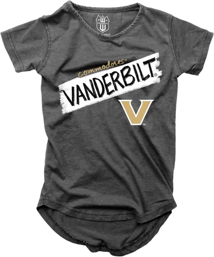 Vista 4 de Wes and Willy NCAA - Camiseta Burnout para niñas S/S