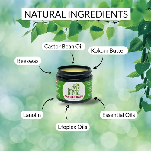 Vista 2 de Crema calmante para pañales para adultos con ingredientes naturales. La barrera sin óxido de zinc se desliza fácilmente sin residuos pegajosos.