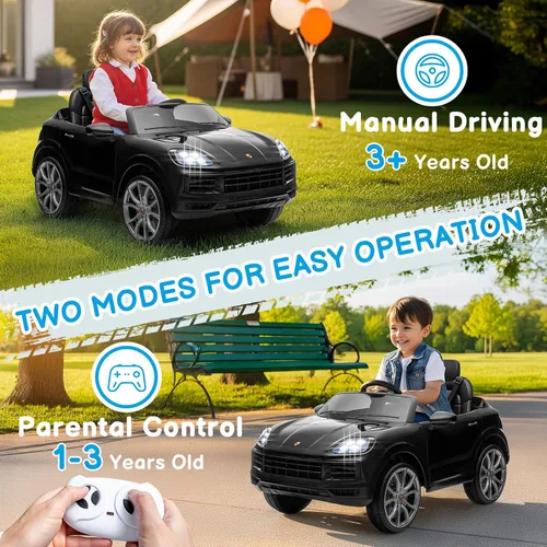 Vista 6 de Winado Porsche Cayenne - Coche eléctrico de 12 V con licencia para niños
