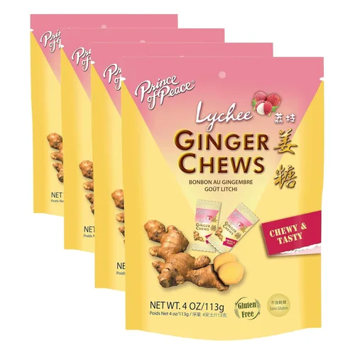Vista 8 de Prince of Peace - Caramelo de jengibre 100 % natural (masticable), 2.2 libras