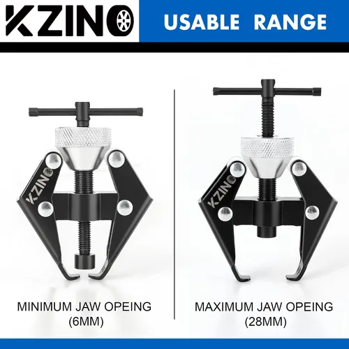 Vista 5 de KZINO - Kit de extracción de terminal de batería y cojinete de brazo resistente, herramienta de extracción de limpiaparabrisas, herramienta