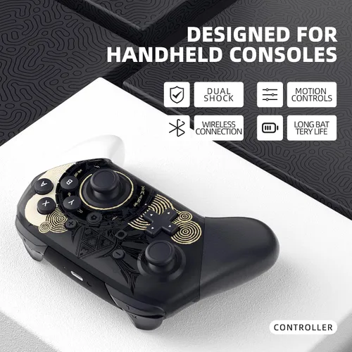 Vista 3 de deidow Switch Controller for Switch, Wireless Switch Pro Controllers Compatible with Switch, Remote Joystick Gamepad Support VibrationScreenshotWake