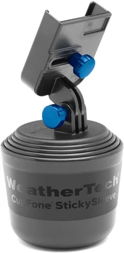 Vista 17 de WeatherTech CupFone, Soporte Universal de Portavasos para Teléfono en Coches – Ajuste Ajustable y Seguro con Acceso Abierto para Carga – Compatible