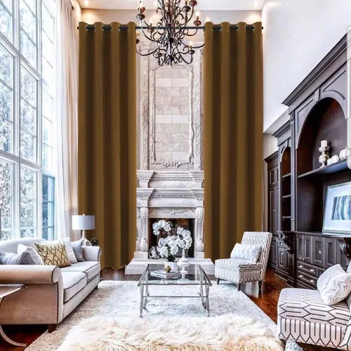 Vista 14 de Cortinas de lujo suaves de terciopelo extra largas, colección de franela hecha a medida Multicolor