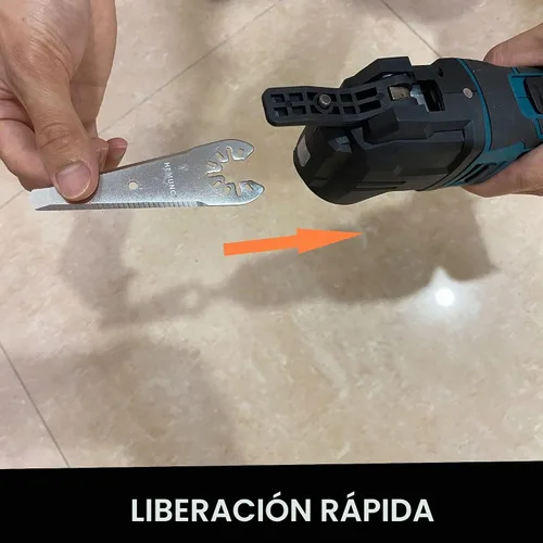 Vista 3 de 10 cuchillas de raspador de herramientas oscilantes de ajuste universal multiherramienta, compatibles con Dewalt Dremel Rockwell Makita Bosch Fein