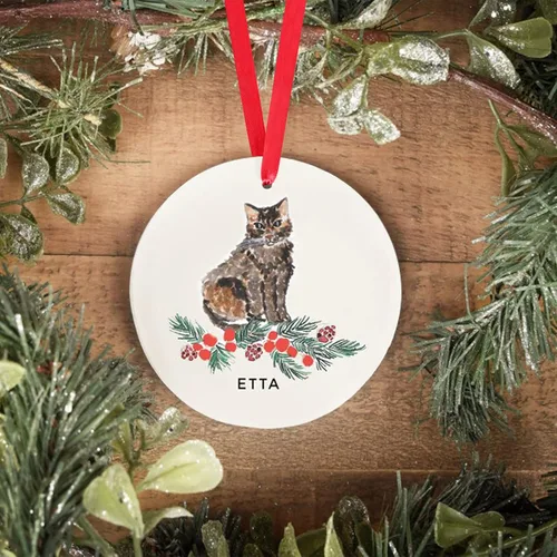 Vista 21 de Adorno personalizado para perro, adorno de Navidad personalizado Golden Retriever, regalos personalizados para amantes de las mascotas, regalos