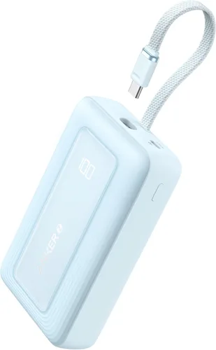 Vista 15 de Anker Cargador Portátil, Banco de Energía de 10,000mAh 30W, Paquete de Batería de Carga Rápida USB-C de Entrada y Salida, Cargador de Teléfono