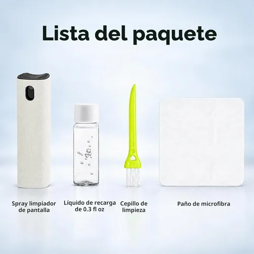 Vista 8 de walrfid Espray limpiador de pantalla para auto, kit de limpieza de niebla de pantalla táctil electrónica para TV, laptop, iPad, iPhone, teléfono