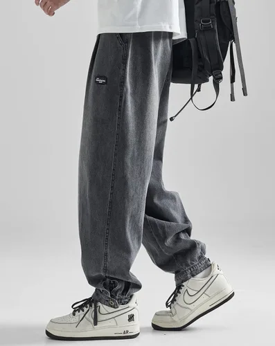 Vista 3 de Niepce Inc Streetwear - Jeans de ajuste relajado para hombre