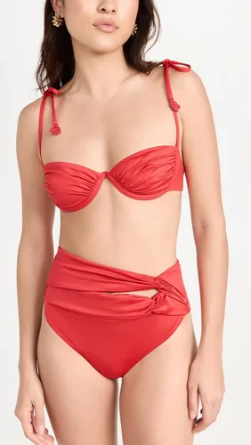 Vista 5 de AGUA BENDITA Top de bikini sólido Donna Shaka para mujer