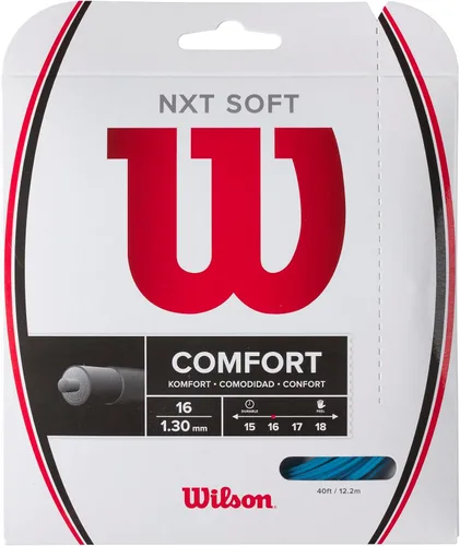 Vista 7 de Cuerda de tenis Wilson NXT - Juego y carrete de 200 m