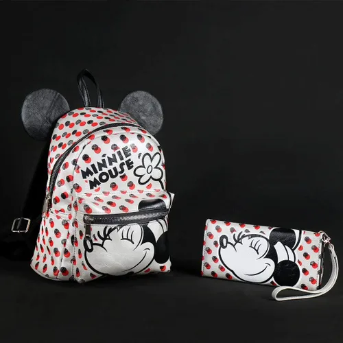 Vista 3 de Artesania Cerda Mochila Casual Moda Minnie, Rojo (Rojo 04)