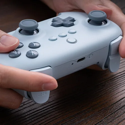 Vista 6 de 8Bitdo Ultimate C Bluetooth Controller for Switch with 6-axis Motion Control and Rumble Vibration (Blue)