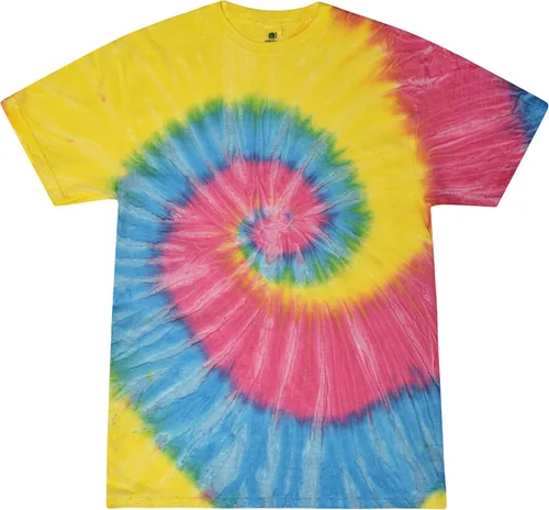 Vista 6 de Colortone Camisetas Tie Dye para Hombre y Mujer - Camisetas de manga corta unisex Tie-Dye para adultos Acadia