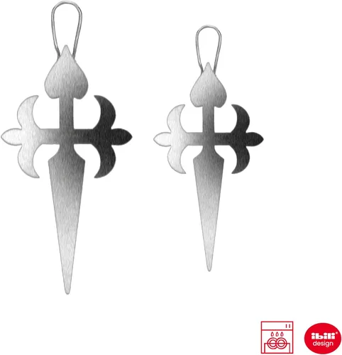 Vista 3 de ibili St. James - Juego de cruces para tartas, color plateado, 2 piezas