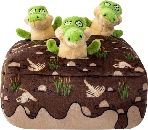 Vista 15 de Hollypet Juguete chirriante para perro, juguetes interactivos de felpa para perros pequeños y medianos y masticadores no agresivos, juguetes