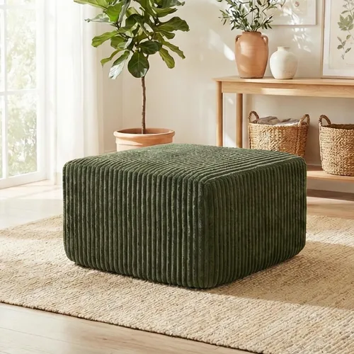 Vista 10 de Sofá modular de 98 pulgadas, sofá modular de 3 plazas en forma de L con otomana, moderno sofá seccional de nube para sala de estar, dormitorio Beige