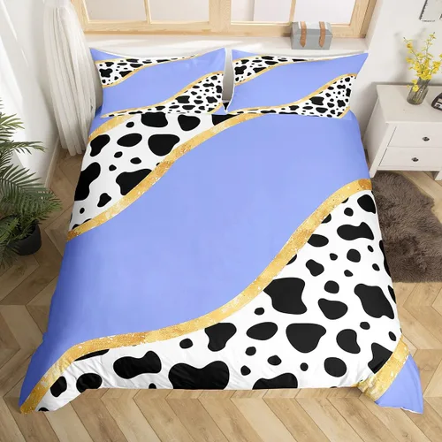 Vista 23 de Manfei Juego de funda de edredón occidental, tamaño individual, juego de ropa de cama de caballo de vaquero de 2 piezas, funda de edredón de cactus