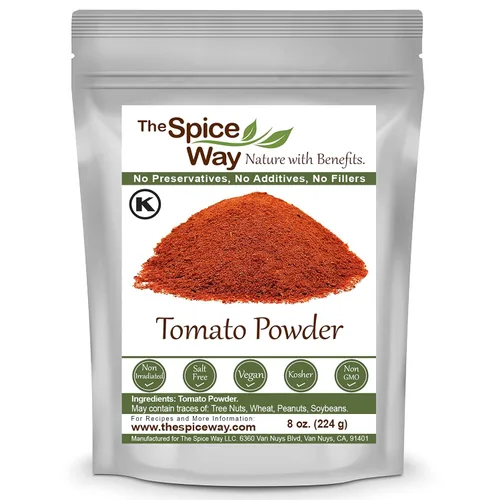 Vista 2 de The Spice Way Tomate en polvo 8 onzas, pimienta Alepo 4 oz y romero molido 4 oz