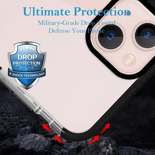 Vista 6 de Funda de teléfono personalizada para iPhone 13 personalizada con collage de múltiples imágenes, funda resistente a los arañazos, a los golpes, funda