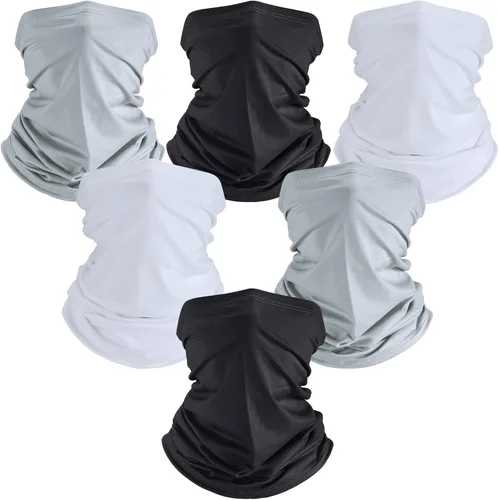 Vista 10 de Geyoga Neck Gaiter Bandana Face Mask Summer UV Protection Cooling Breathable Face Mask Neck Scarf Balaclava for Men Women
