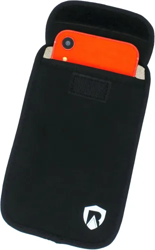 Vista 8 de RadiArmor Funda de bloqueo EMF para teléfono celular, bolsa de bloqueo EMF - Versión XL actualizada para teléfonos inteligentes más grandes