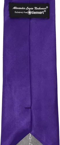 Vista 200 de tiemart Corbata de color sólido para hombre Longitud estándar