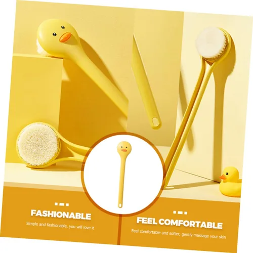 Vista 9 de Cepillo exfoliante corporal Cepillo exfoliante de espalda Cepillo exfoliante de mango largo Cepillo de ducha de limpieza de baño Cepillo de espalda