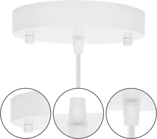 Vista 4 de Sangle Sopffy - Kit de toldo de luz colgante, kit de toldo de iluminación de techo de 5 1/8 pulgadas con todos los accesorios de montaje, cubierta