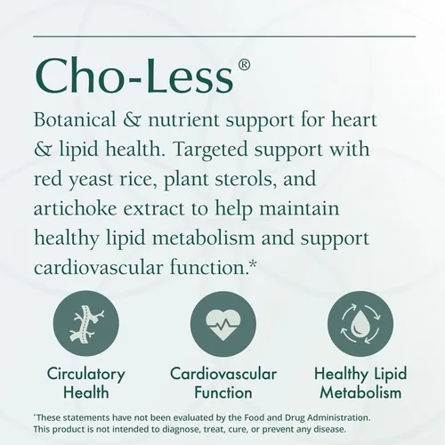 Vista 6 de Natura Health Products Suplemento Cho-Less - Promueve el metabolismo saludable de los lípidos y la salud cardiovascular, con niacina, arroz
