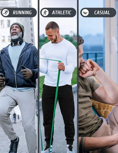 Vista 6 de Pioneer Camp Pantalones deportivos para hombre, ligeros, para entrenamiento, gimnasio, correr, con bolsillos, para atletismo, casual, para atletismo