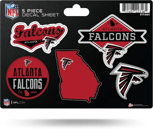 Vista 11 de Rico Industries NFL - Hoja de adhesivos (5 unidades)