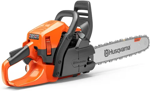 Vista 2 de Husqvarna Motosierra de gas 450S Rancher de 50.2 cc 3.2 HP, motor X-Torq de 2 ciclos, motosierra de 20 pulgadas con engrasador automático, para poda