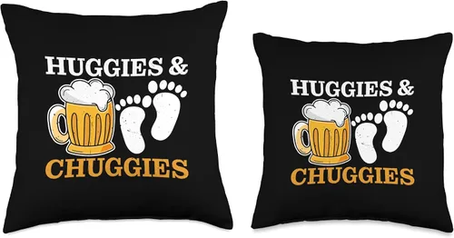 Vista 3 de Huggies n Chuggies Huggies and Chuggies Almohada de tiro (16 x 16 pulgadas), multicolor