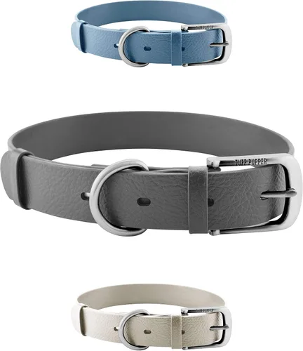 Vista 13 de Tuff Pupper Collar para Perro Clásico Resistente 10 Veces Más Fuerte que el Cuero Collar para Perro 100% Impermeable y Libre de Olores