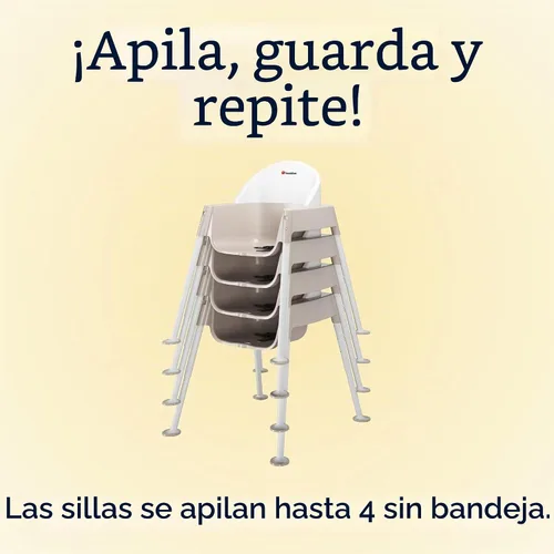 Vista 4 de Foundations Secure Sitter - Silla de alimentación de altura ajustable de 7 a 13 pulgadas, 1 paquete, pies estables "sin punta", arnés ajustable de 3
