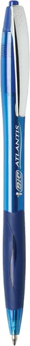 Vista 3 de Pluma de bola BIC, punta mediana de 1.0 mm, azul Retráctil Atlantis Original 2