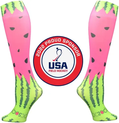 Vista 5 de Hocsocx Calcetines psicodélicos Tie Dye Performance Liner Protección que absorbe la humedad para hockey sobre césped, hockey sobre hielo y fútbol