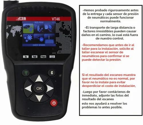 Vista 7 de AUTOKAY Sensor de presión de neumáticos (TPMS) 434MHz 68239720AA 68157568AA para Dodge Ram 1500 2500 3500 68249197AA 2014-2017