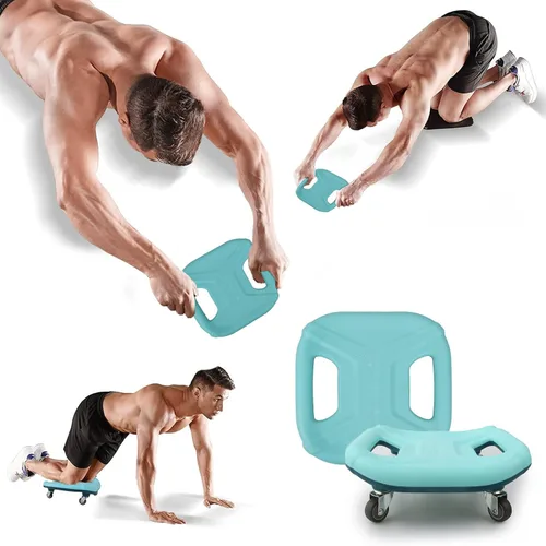 Vista 7 de Core Coaster - Equipo de máquina de entrenamiento de abdominales abdominales, ejercicio de rueda abdominal para gimnasio en casa, entrenador