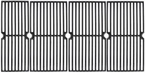 Vista 10 de Hongso Rejillas de hierro fundido recubiertas de porcelana de 17 5/8 pulgadas para Brinkmann 810-2511-S 810-2512-S 810-2410-S 810-2411-S 810-8410-S