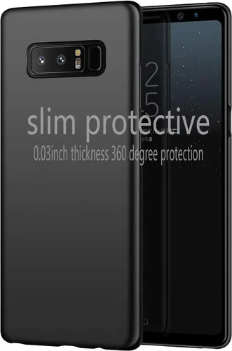 Vista 5 de Funda compatible con Samsung Galaxy Note 8 [protección delgada] [protege de golpes/arañazos/caídas/marcas] [plástico PC de alta calidad] cubierta