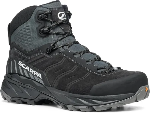 Vista 2 de SCARPA Botas de senderismo y mochilero impermeables Gore-Tex para hombre Rush Trk GTX, Antracita oscuroNegro